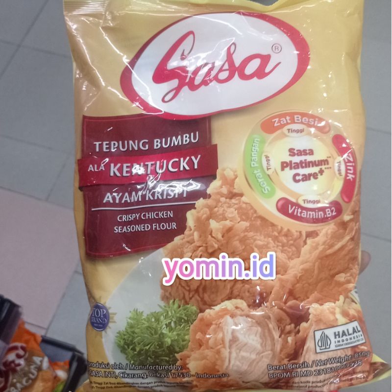 

Sasa Tepung Kentucky Ayam Krispi 850gr