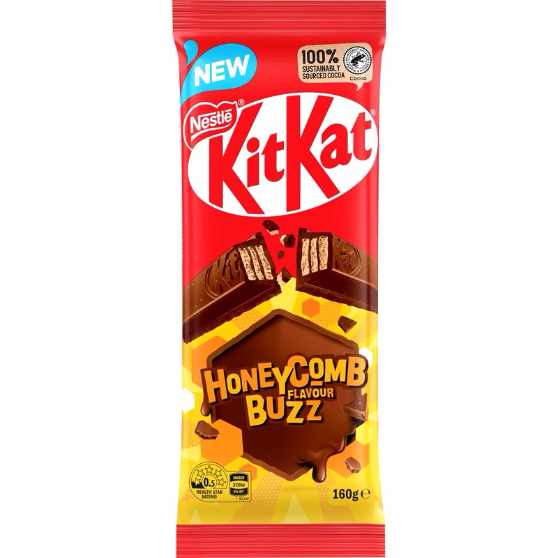 

Kitkat Honeycomb Buzz Block 160g - Australia