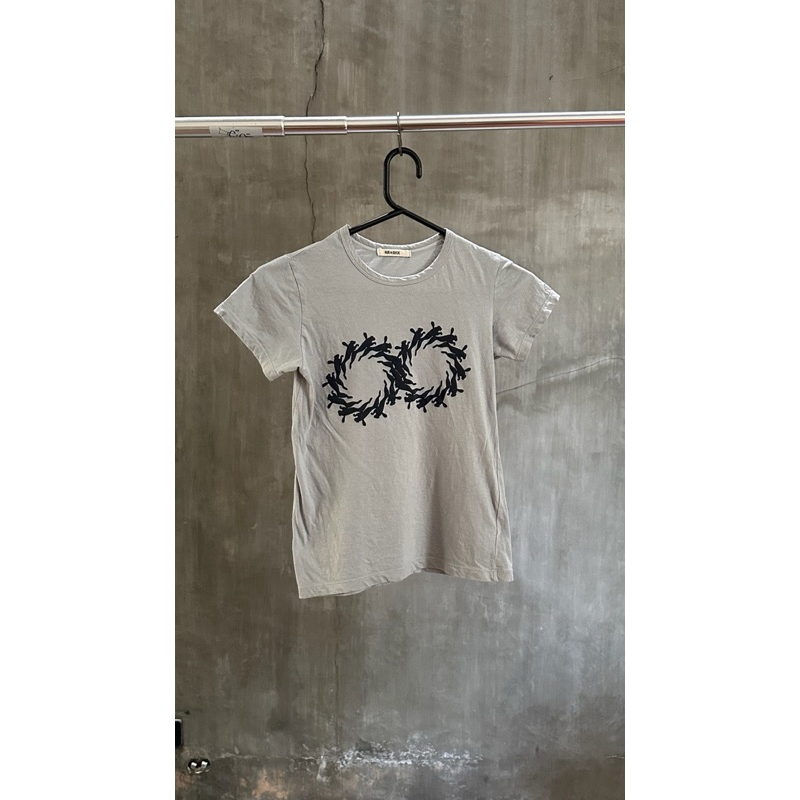 Grey Jaguar T-Shirt Print Jumping Pumas Kaos Atasan Abu