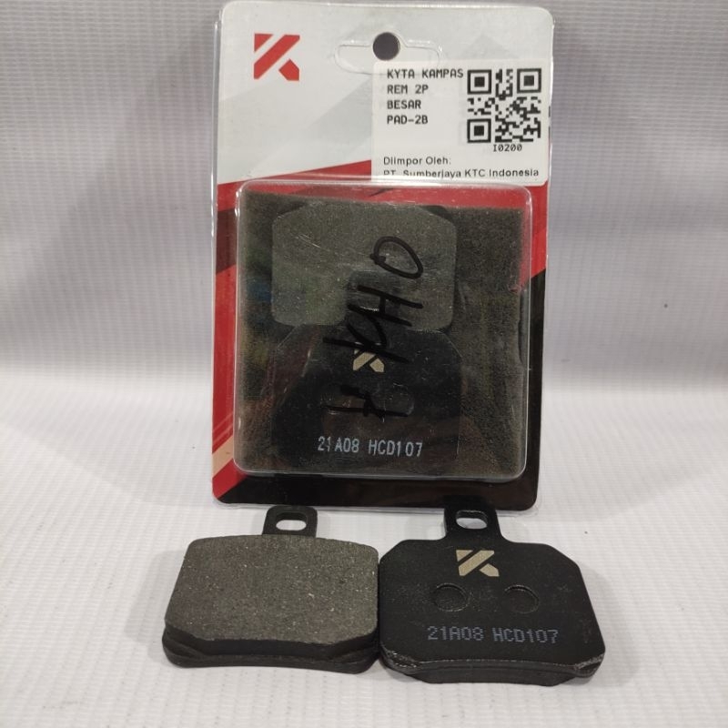 KAMPAS REM KALIPER 2P PISTON KTC KYTACO UNTUK KALIPER BREMBO KTC VESPA PIAGGIO ORIGINAL KTC