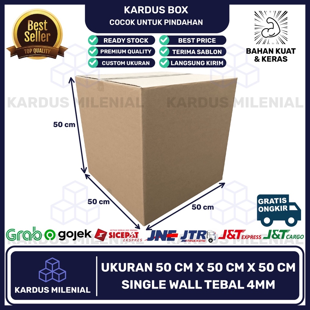 

Termurah KARDUS BESAR JUMBO PACKING 5x5x5 COCOK UNTUK PINDAHAN RUMAHKANTOR