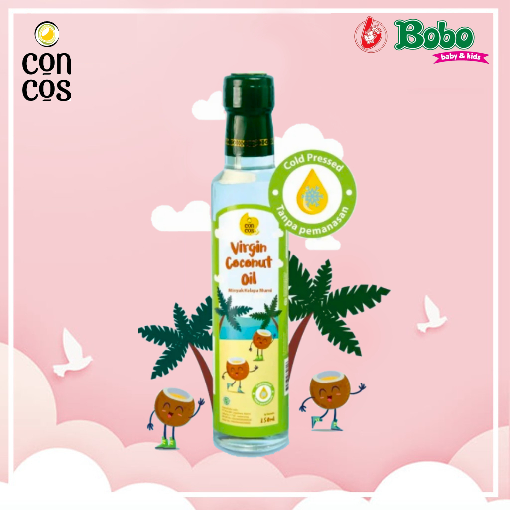 

Concos Virgin Coconut Oil Original 250 ml - Minyak MPASI / VCO / Minyak Kelapa Murni 100%