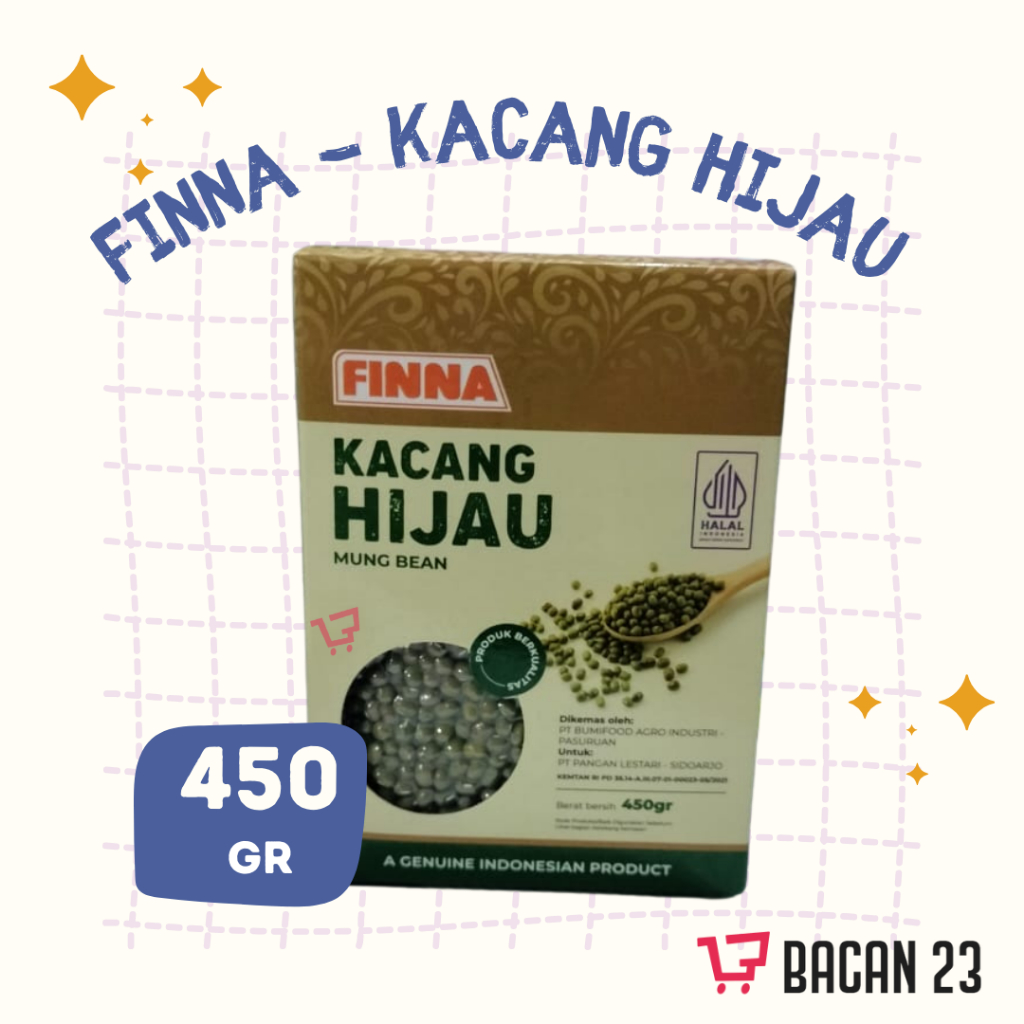 

Finna Kacang Hijau (450 gr) Mung Bean