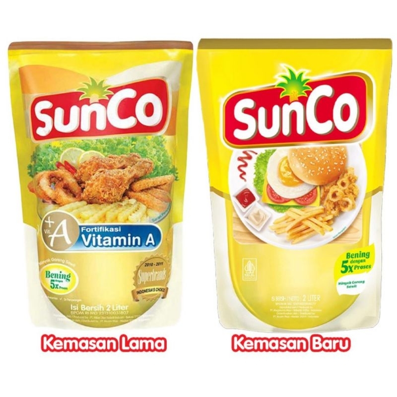 

SUNCO MINYAK GORENG KEMASAN POUCH/REFILL 2 LITER JERNIH BENING TStore