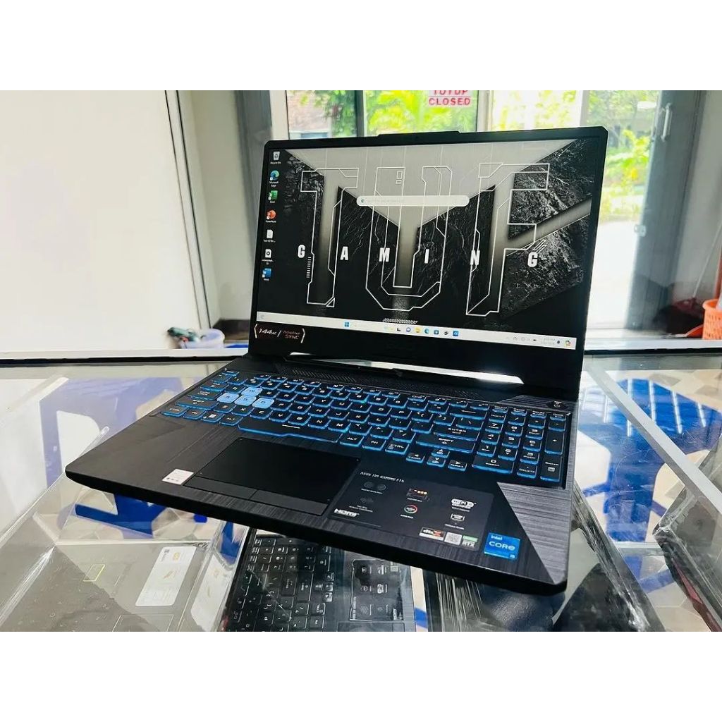 LAPTOP GAMING ASUS TUF CORE I5gen11 RTX 3050 SSD 512 GB FULSET GARANSI PANJANG