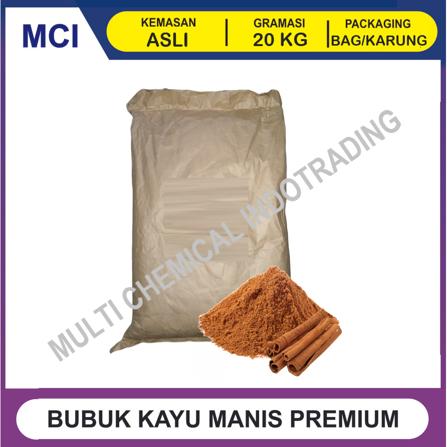 

(KHUSUS GOSEND/INSTANT) BUBUK KAYU MANIS PREMIUM - 1 BAG 20 KG / GROUND CINNAMON / REMPAH