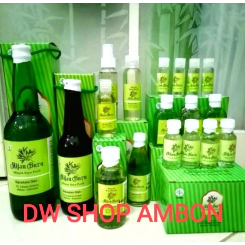 minyak kayu putih hijau Buru 300ml