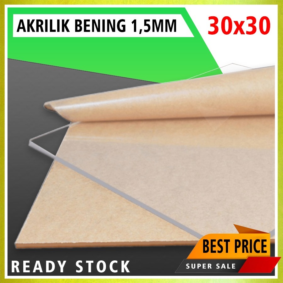 

Akrilik Mika Bening Ukuran 30X30CM 1.5MM
