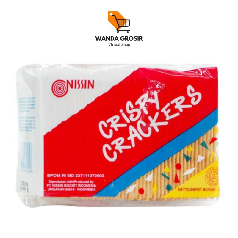 

NISSIN CRISPY CRACKERS 225GR SNACK makanan ringan jajanan pedas asin gurih