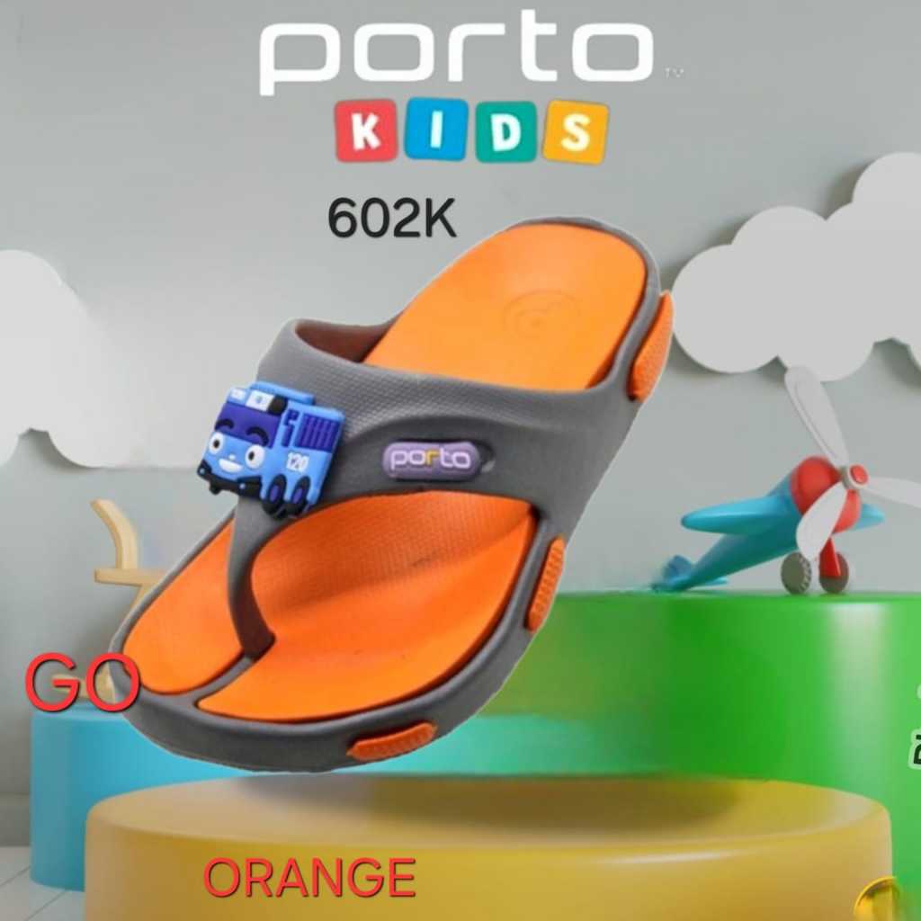 HOT DEALS sogo PORTO 602T-2 & 602K Sandal Jepit Anak Sendal Porto Anak Perempuan Laki-Laki Karakter