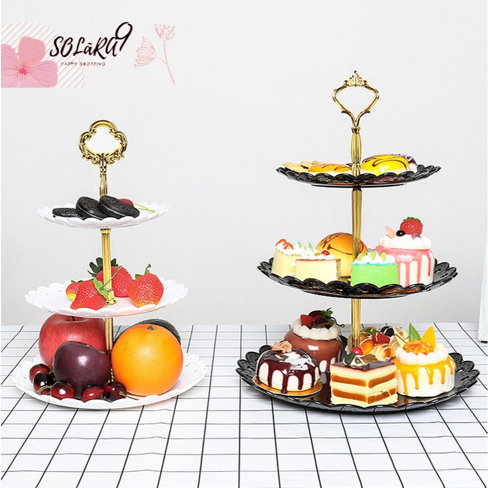 Rak Display Makanan Kue Dekorasi Pesta Ulang Tahun Tempat Cupcake Nampan Kue Makanan Penutup