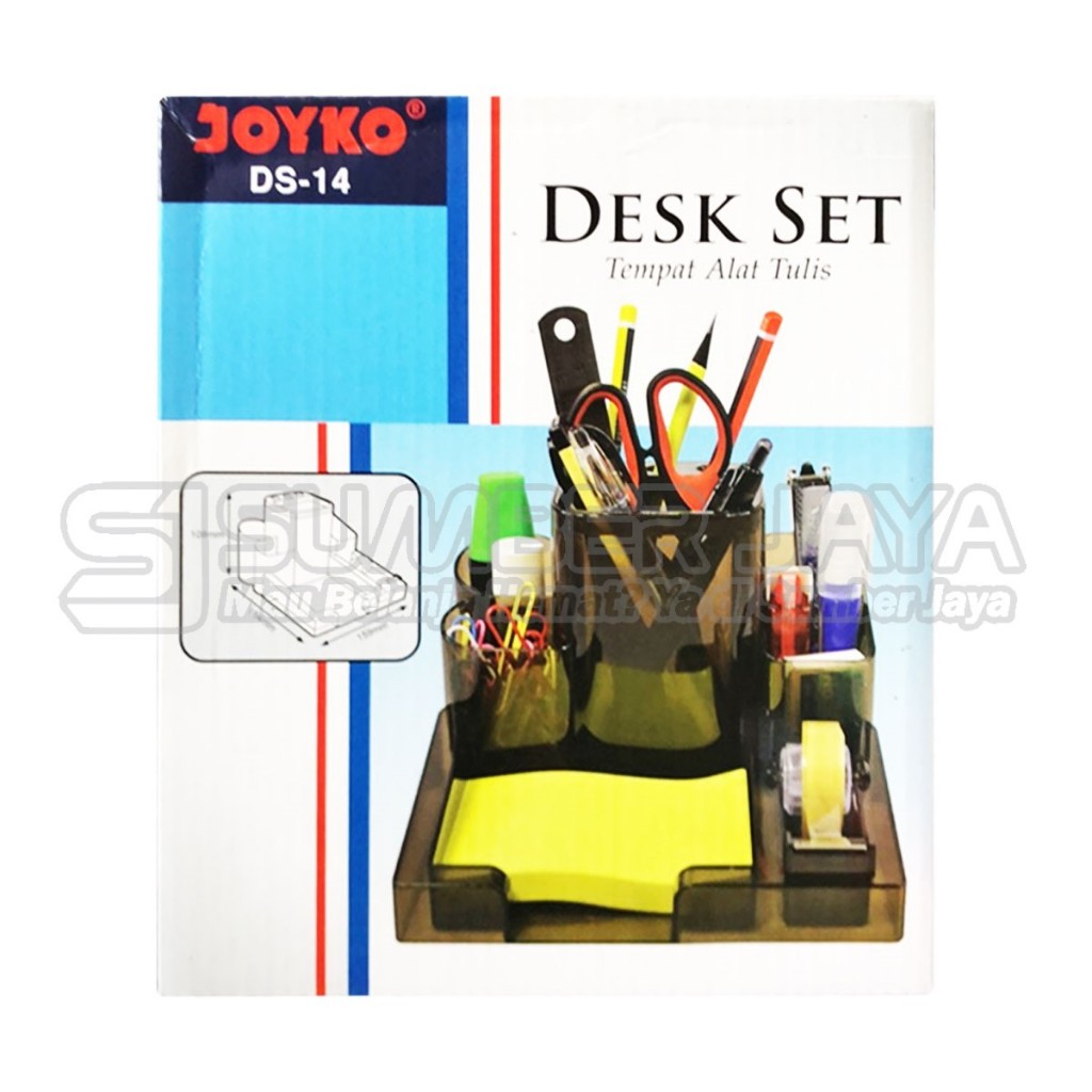 

Desk Set/Stationary Stand/Desk Organizer Tempat Alat Tulis Joyko DS-14