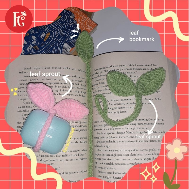 

MURAH | Leaf Sprout | Leaf Bookmarks lucu