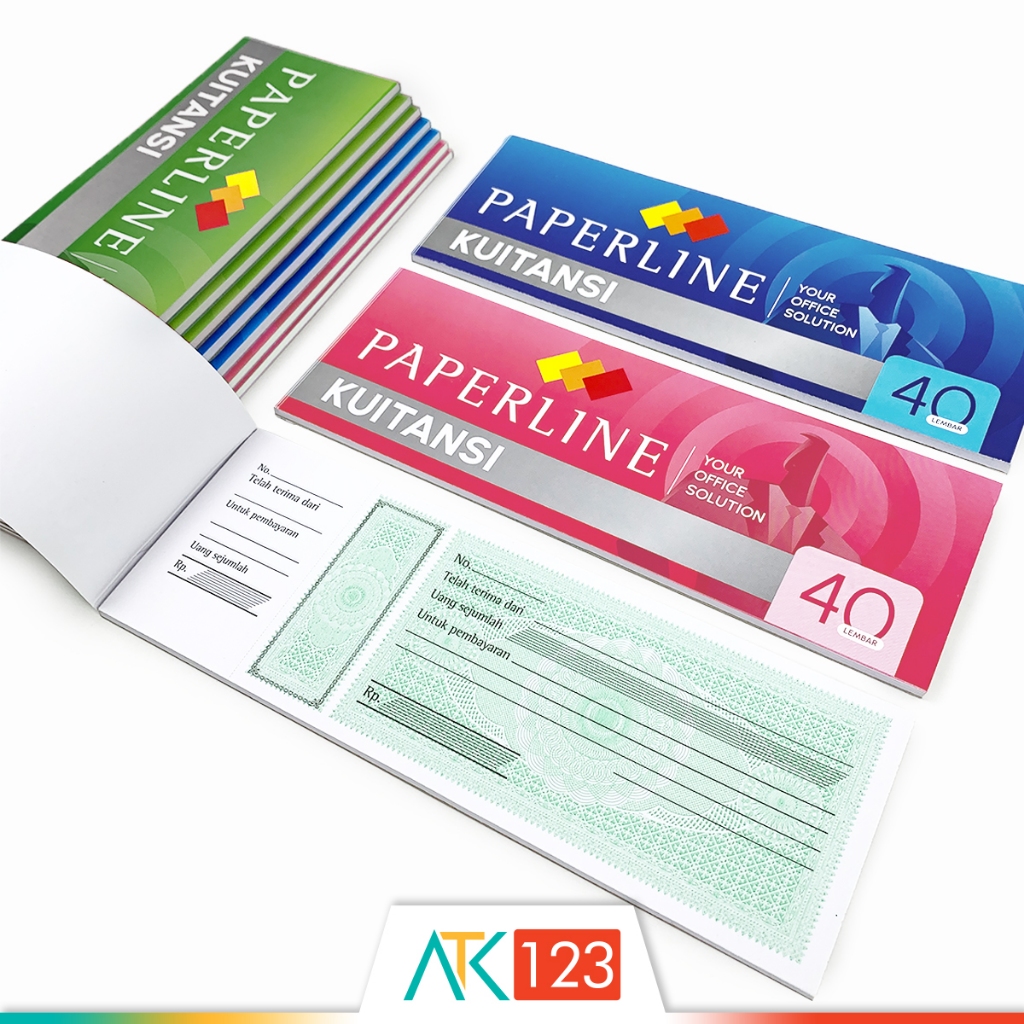 

Kwitansi / Kuitansi Paperline Kecil (KT 40 M) isi 40 Lembar