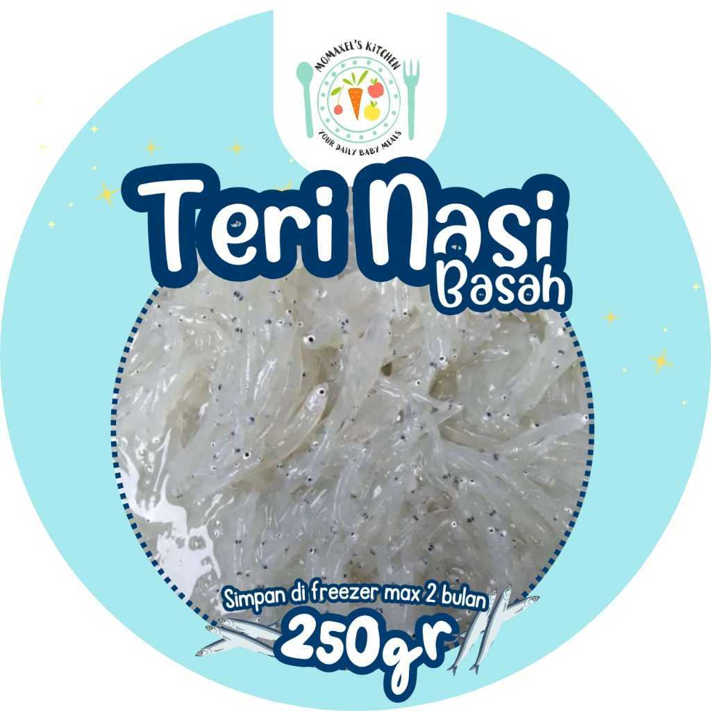 

IKAN TERI NASI BASAH MPASI / TERI BASAH MPASI / HARTA KARUN MPASI / 250 GR