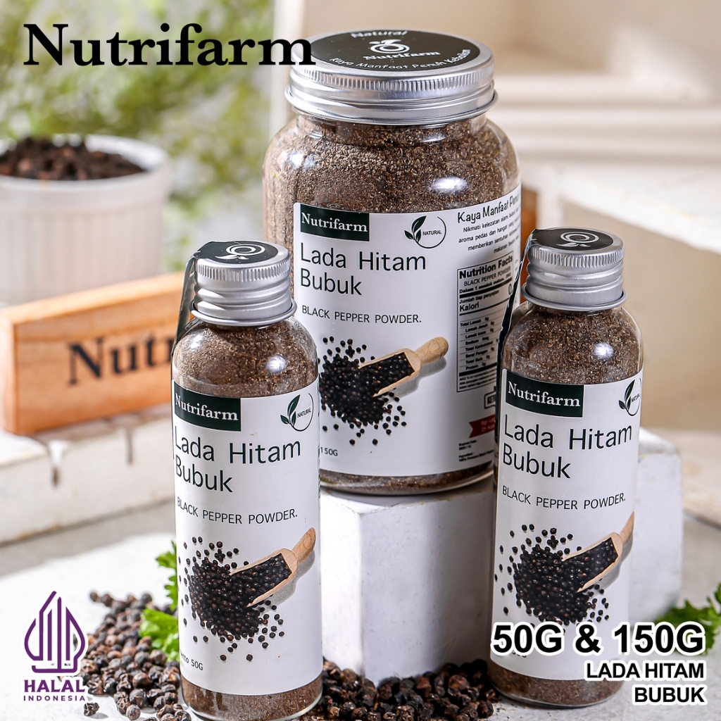 

LADA HITAM BUBUK BIJI KASAR BUBUK KASAR ORGANIK / LADA HITAM BUBUK