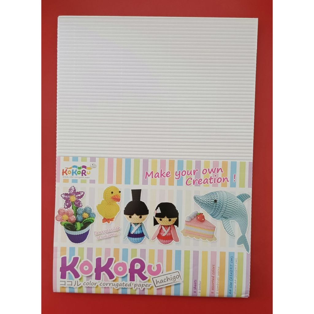 

Kokoru Kertas Bergelombang hachigo A4