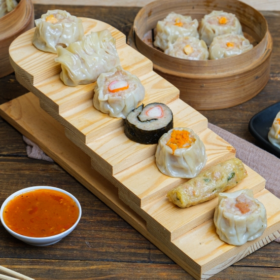 

Dimsum Frozen Ayam Udang Nori Lumpia Mix Bebas Pilih