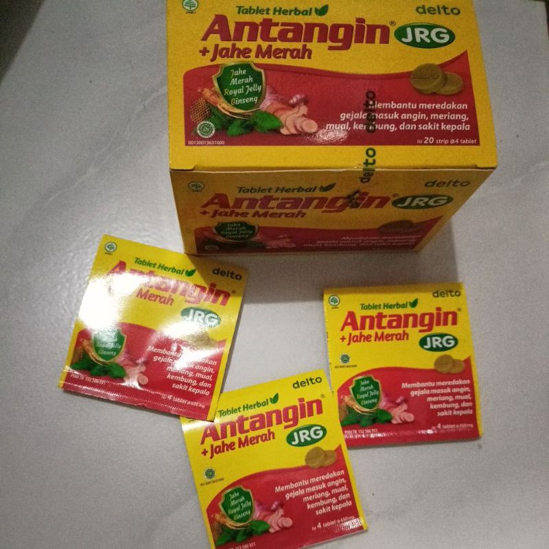 

Antangin JRG Jahe Merah /Antangin JRG/ 1 strip isi 4 tablet