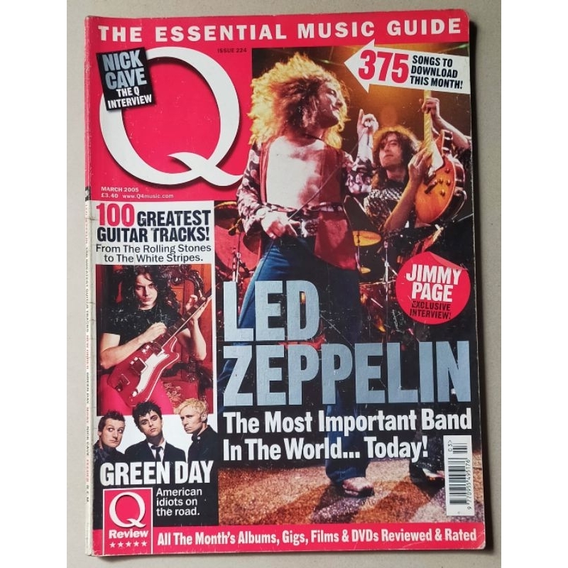 Majalah Music Import Q March 2005 : Led Zeppelin - Jimmy Page - Green Day