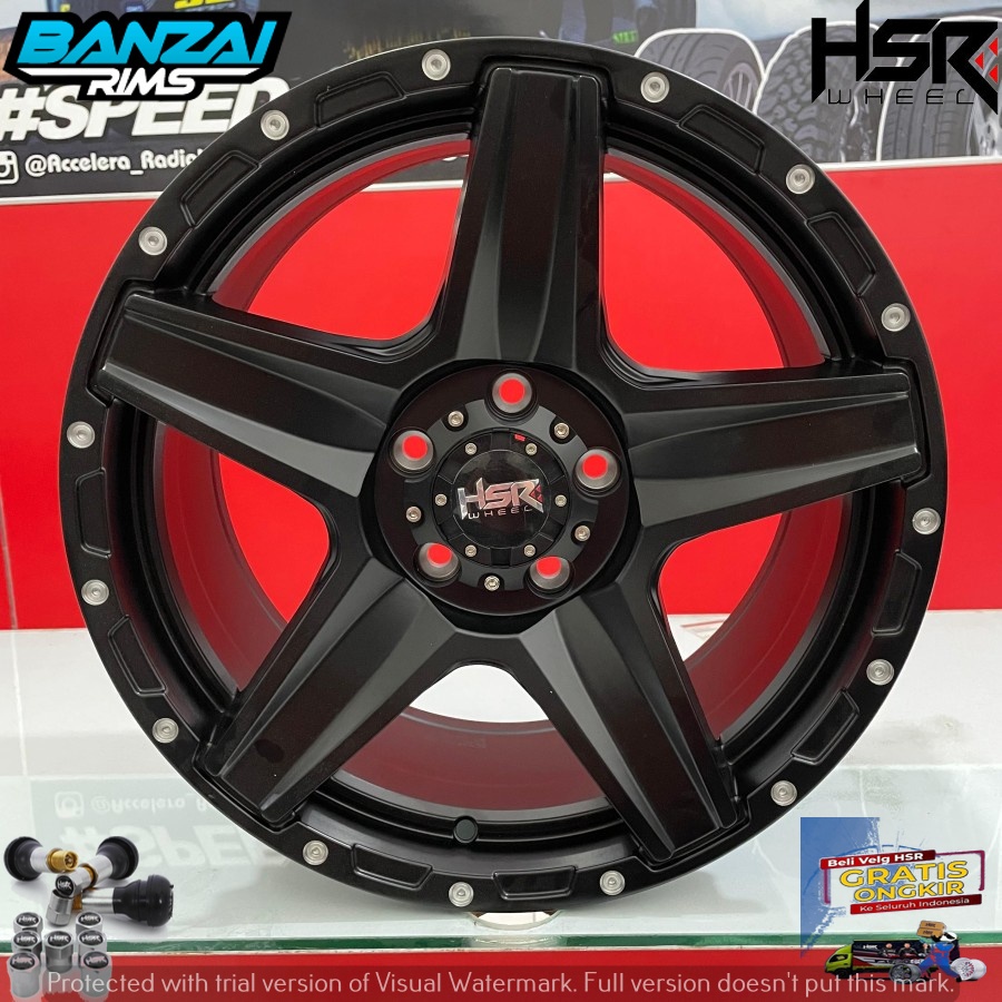 Velg Racing Mobil Innova Rush Terios Almaz Hrv Crv Brv dll Ring 17 Hsr Landmark R 17 Lebar 8 Rata