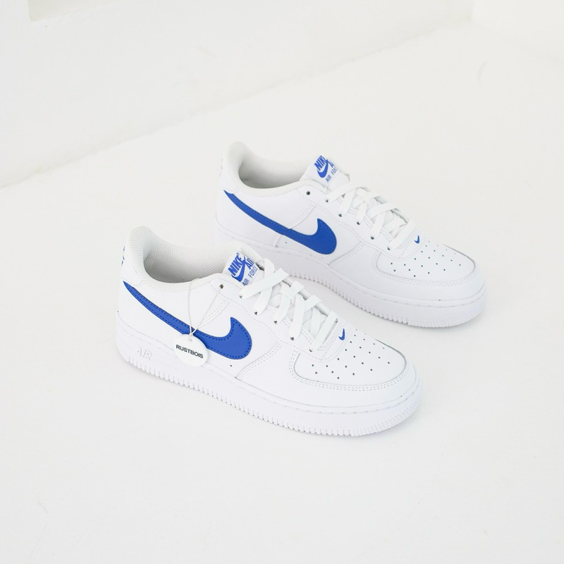Nike Air Force 1 White Blue GS