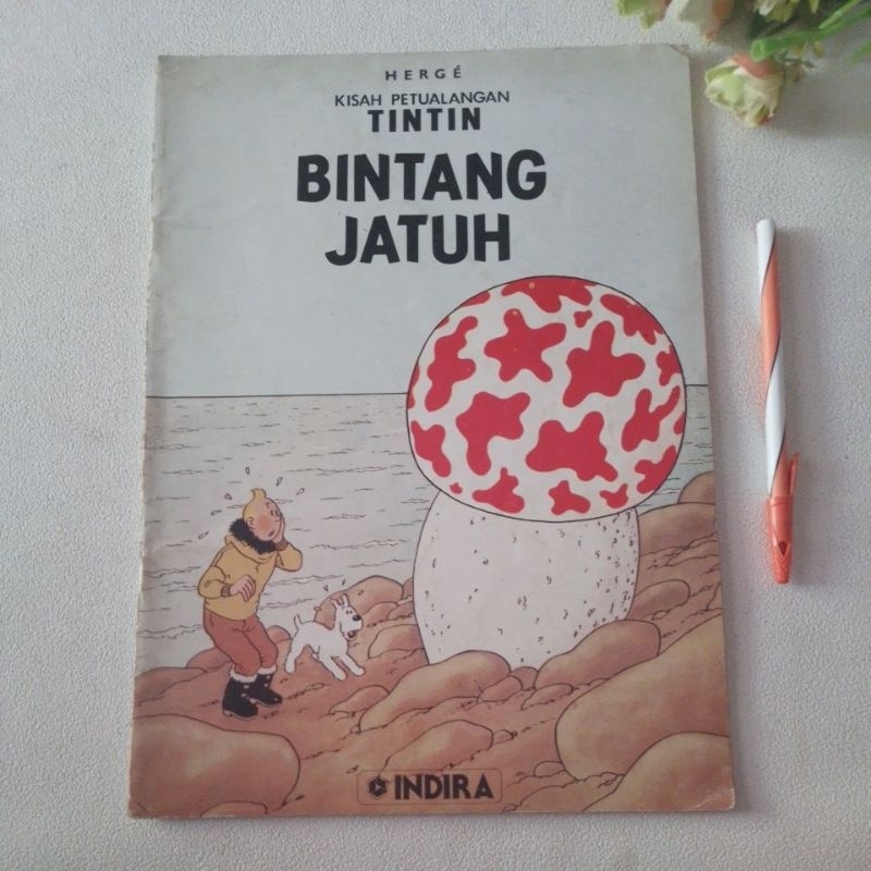 Kisah Petulangan TINTIN indira Bintang Jatuh preloved