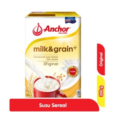 

Anchor Milk & Grain Susu Bubuk Sereal Original 350 g