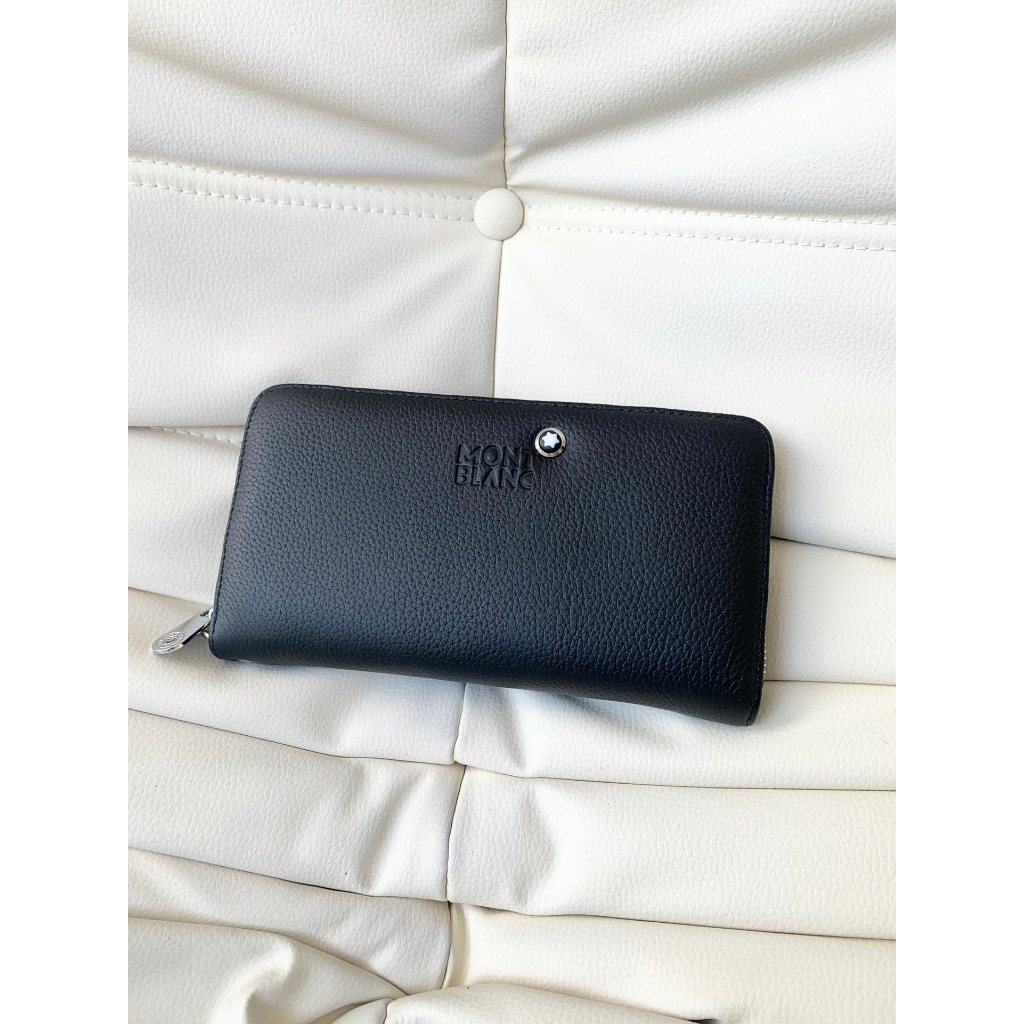 Dompet Ritsleting Pria Baru Montblanc, Tas Tangan, Dompet, Tas Dompet Panjang, Klip Panjang Pria