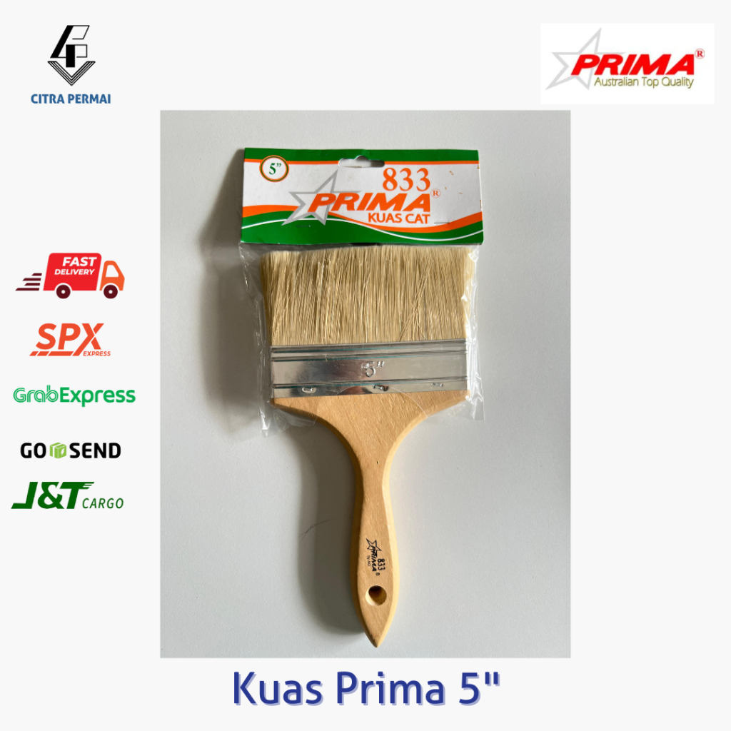 

KUAS CAT PRIMA BULU PUTIH 5