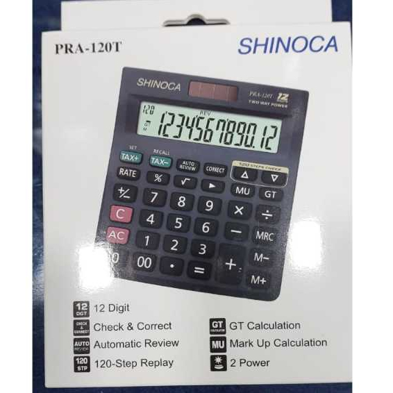 

SHINOCA Kalkulator 12 Digit PRA 120 T