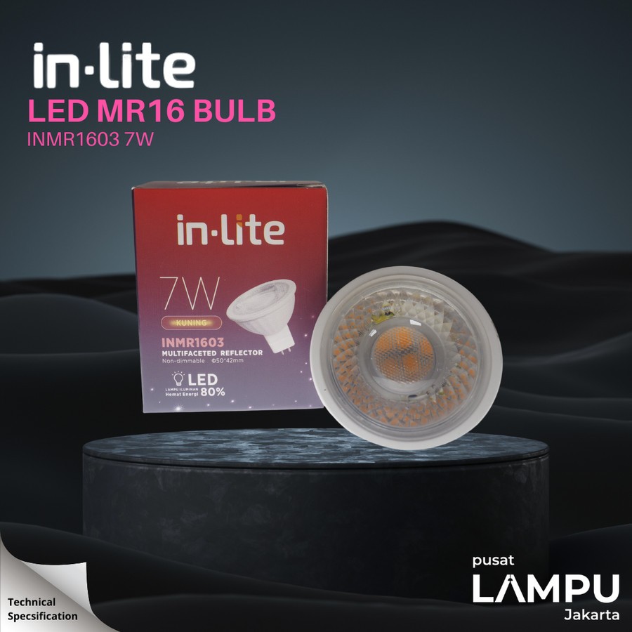 INLITE MR16 7watt 220volt led 7w 3000k 4000k 6500k