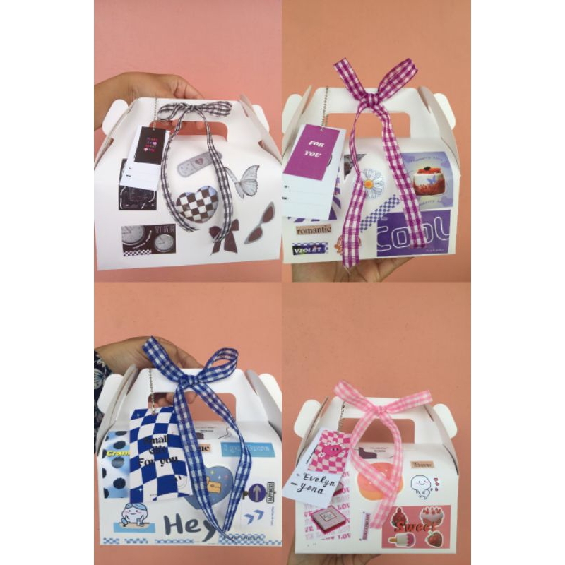 

Snack Box (Hanya Box) Mini Gift Hampers Untuk Ulang Tahun, Graduation