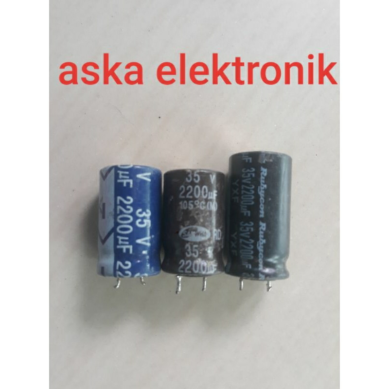 elko 2200uf 35V cabutan original