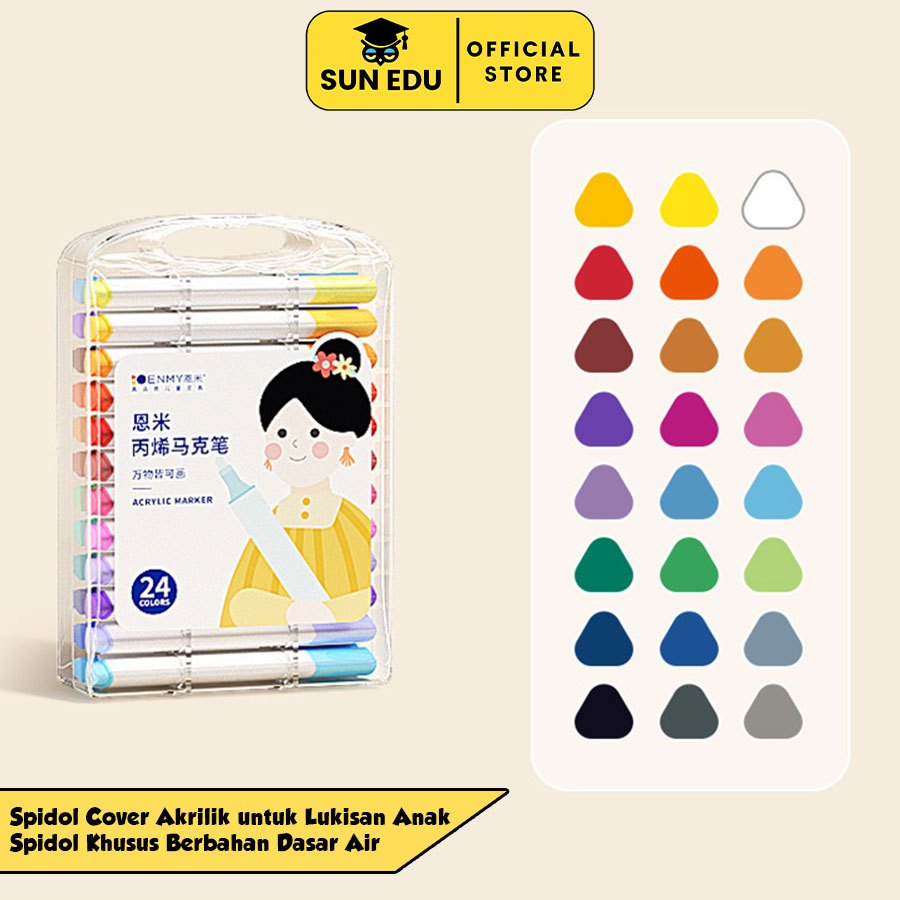 

Spidol Warna Warni 1 Set Sketch Marker 2 Tip Touch/Spidol set varian 24 varian 36