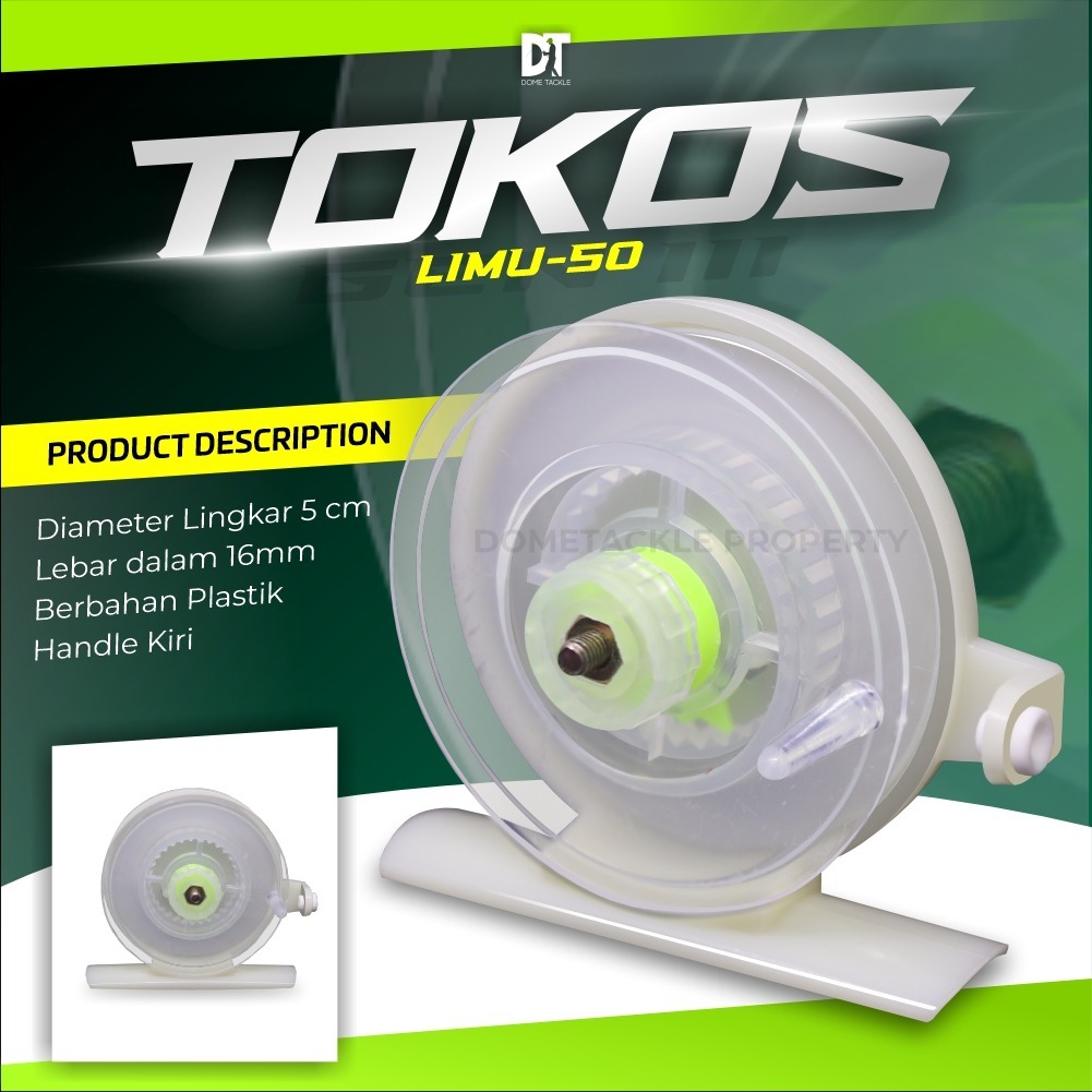 Reel Tokos Bening Reel Pancing Untuk Tegek Keratkan Pancing Tranaparant Mini Tokos Plastik Clear | T