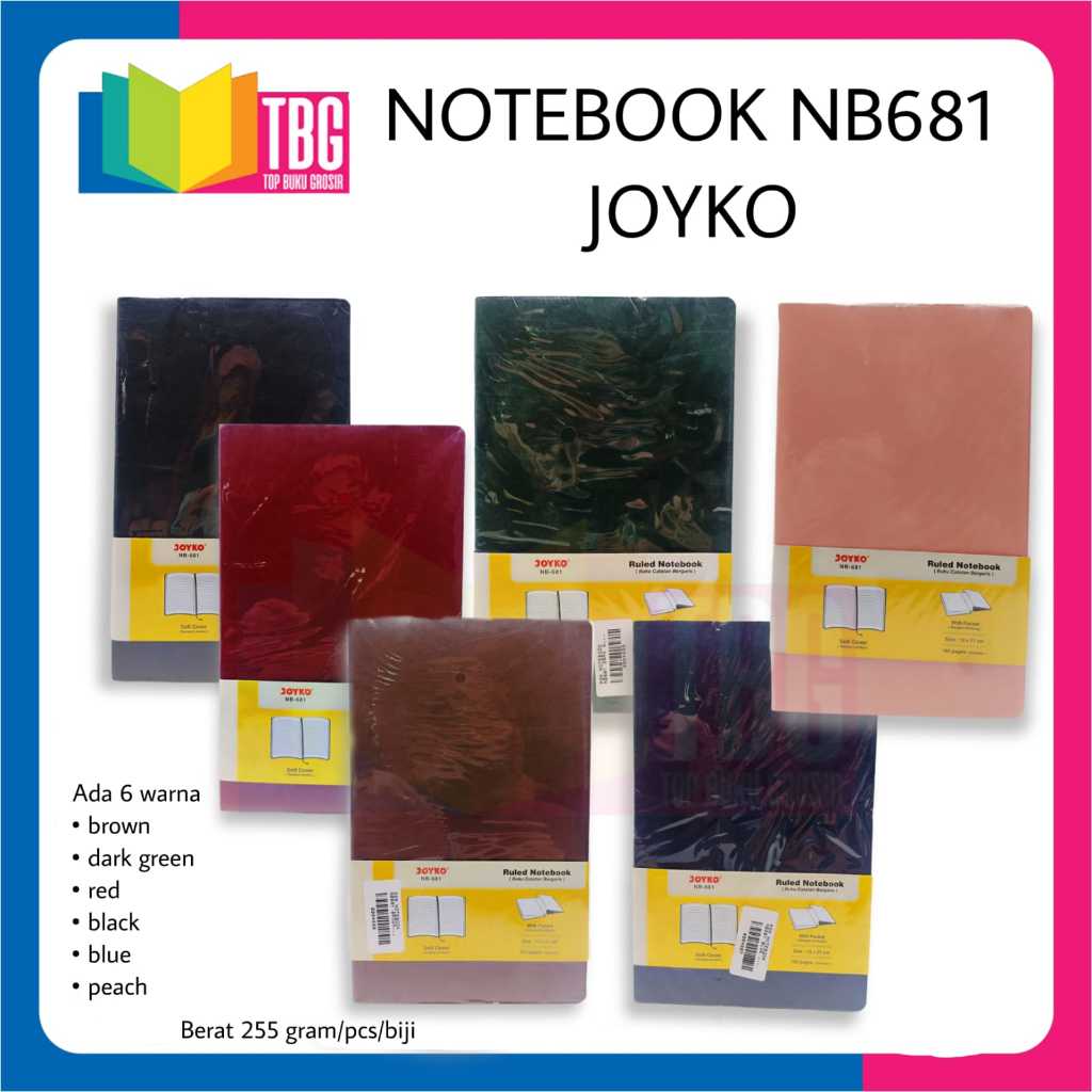 

1 PCS NOTEBOOK NB681 JOYKO BUKU CATATAN / BUKU DIARY AGENDA JOYKO