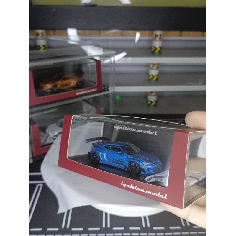 IGNITION MODEL TOYOTA 86 PANDEM V3 BLUE METALLIC RARE