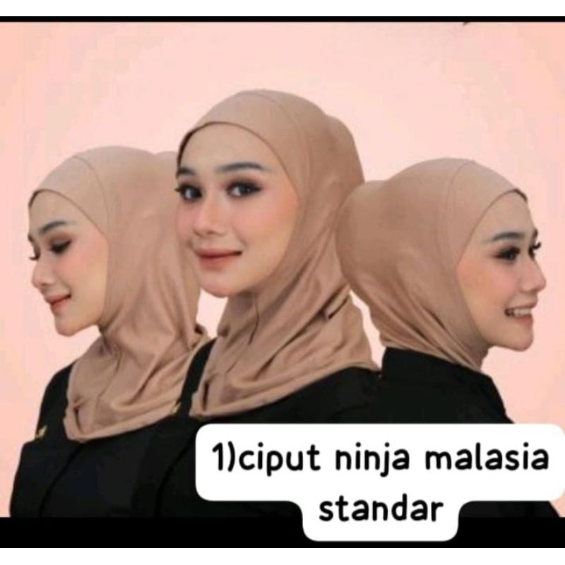 Ciput Ninja Malay // Hitam