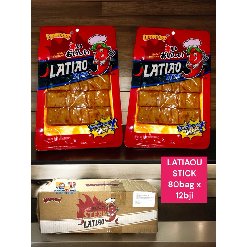 

LATIOU STICK SPICY ISI 80BAG x 12BJI