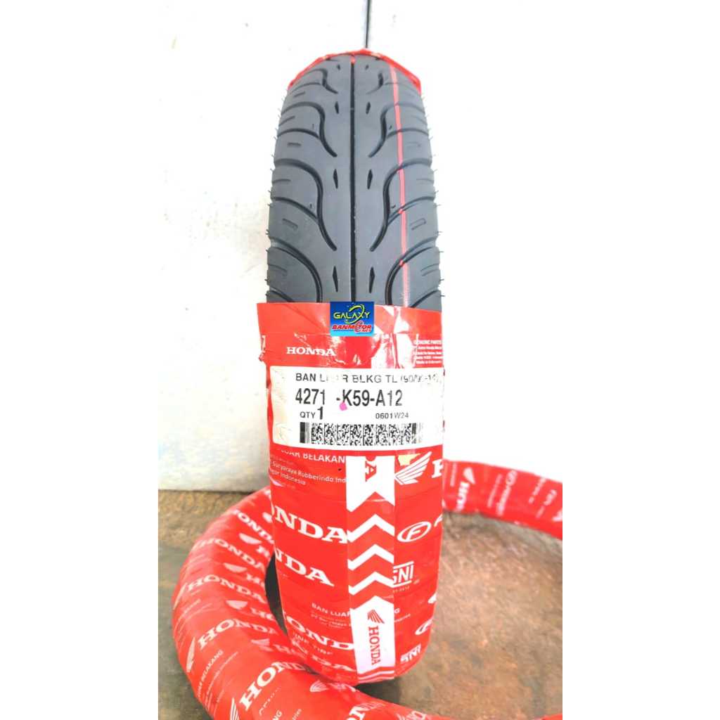 BAN AHM HONDA 90/90-14 RING 14 TUBELESS ban 90/90-14 ban luar 90/90-14 ban tubeles ban motor 90/90-1