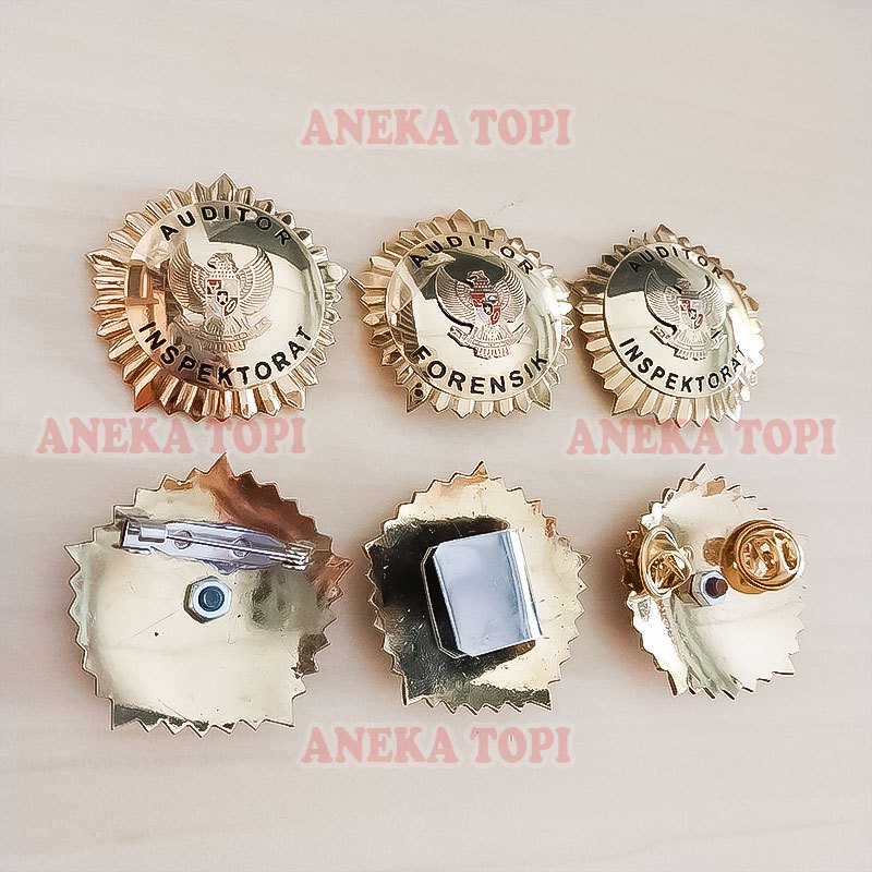 Pin Bros Auditor Inspektorat Garuda Pin Logo Auditor Inspektorat Peniti Jarum Magnet - Aneka Topi