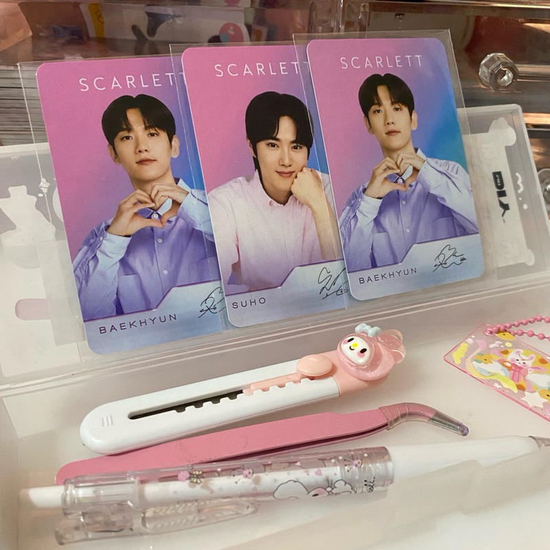 Photocard OFFICIAL Scarlett (EXO,SongJoongKi,Mina)