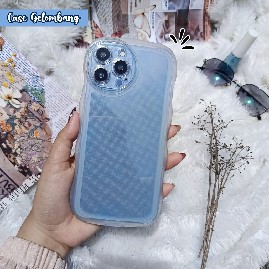 SOFTCASE GELOMBANG CLEAR CASE BENING ALL TYPE