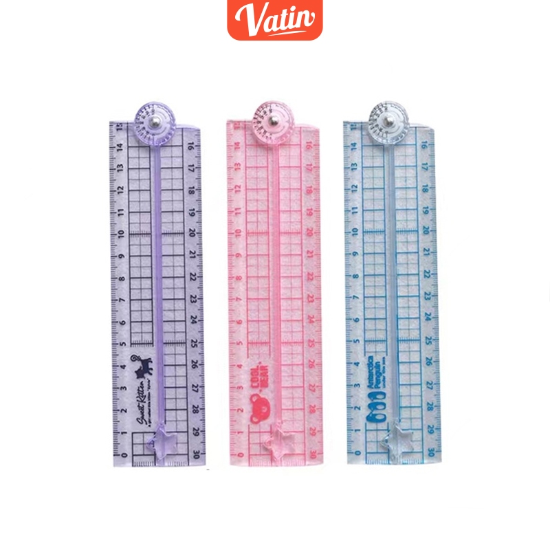 

Foldable Ruler / Penggaris Transparan 30cm Dapat Dilipat Tidak Mudah Patah-Vatin_Shop