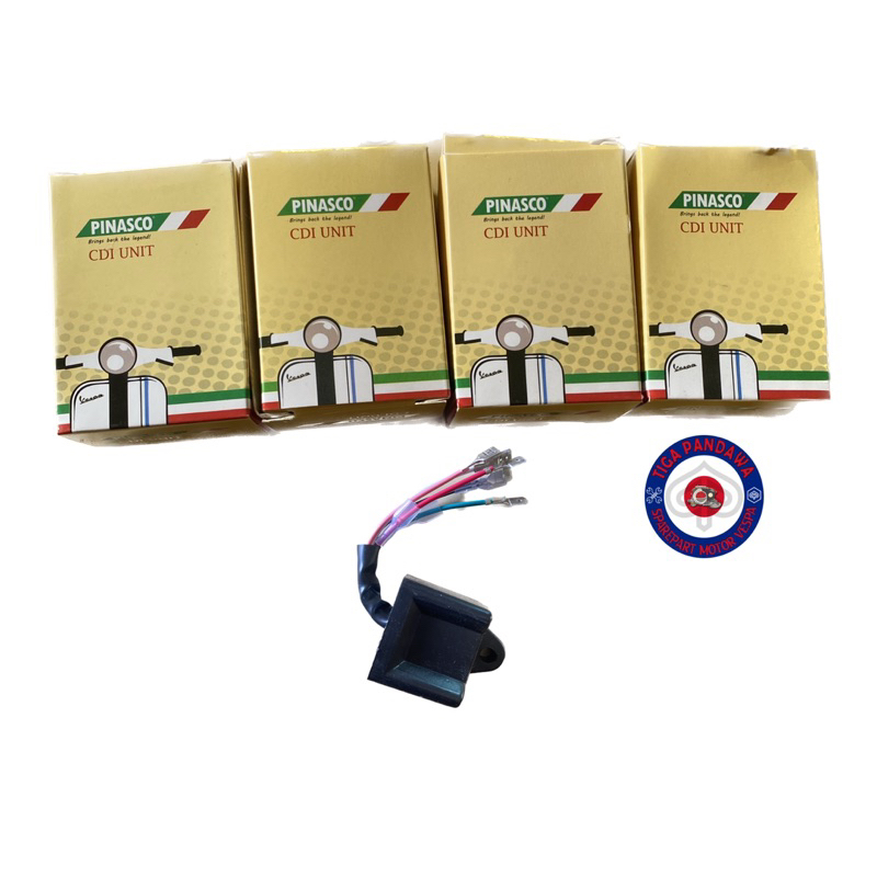 CDI Vespa Unit Mikro Merk Pinasco Kabel 5 Excel Exlusive Pxe Px