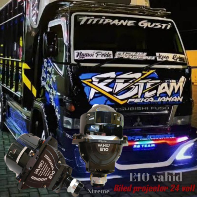 Biled vahid E10 24 volt purple lens 3 inch Best quality