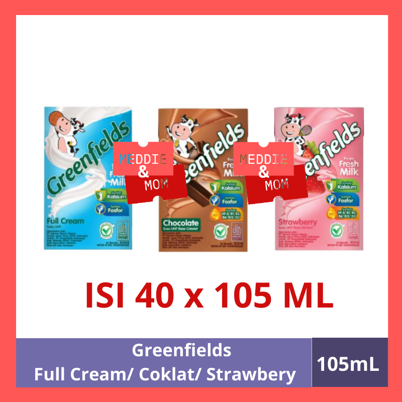 

SUSU GREENFIELDS UHT 105 ML X 40 PCS ALL VARIAN BISA MIXED