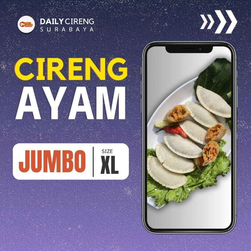 

DAILY CIRENG - Cireng isi Ayam Suwir (SIZE XL)