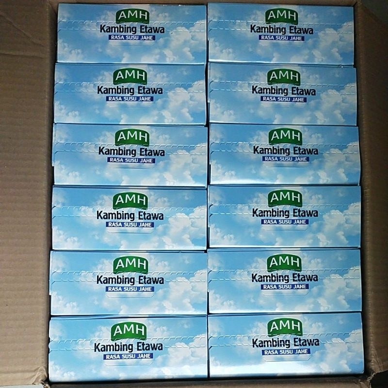 

AMH kambing etawa rasa susu jahe 1 box isi 10 sachet